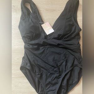 ANDIE SWIMSUIT, ONE PIECE, BLACK - SZ L